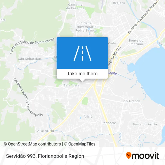 Servidão 993 map