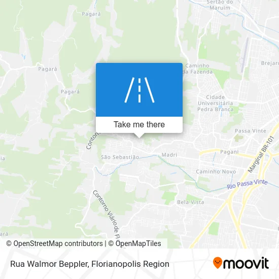 Rua Walmor Beppler map