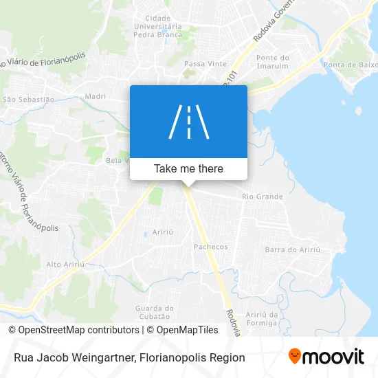 Rua Jacob Weingartner map