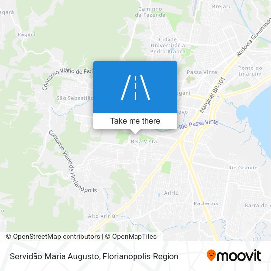 Servidão Maria Augusto map