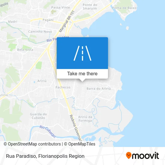 Rua Paradiso map