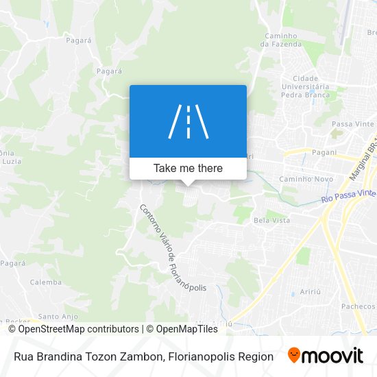 Rua Brandina Tozon Zambon map