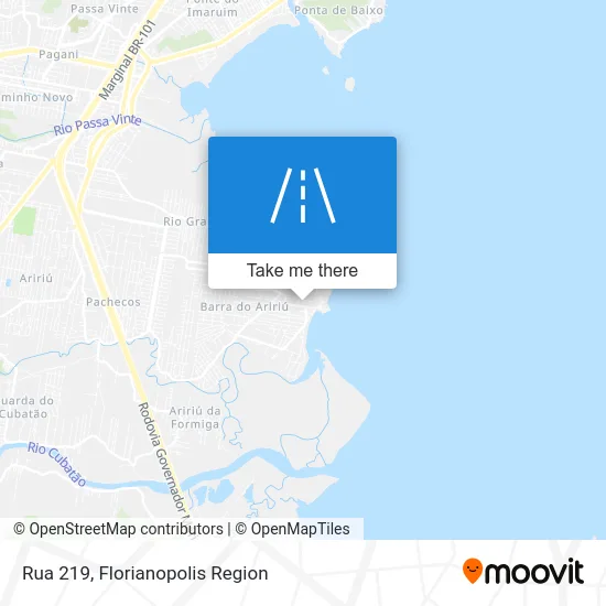Rua 219 map