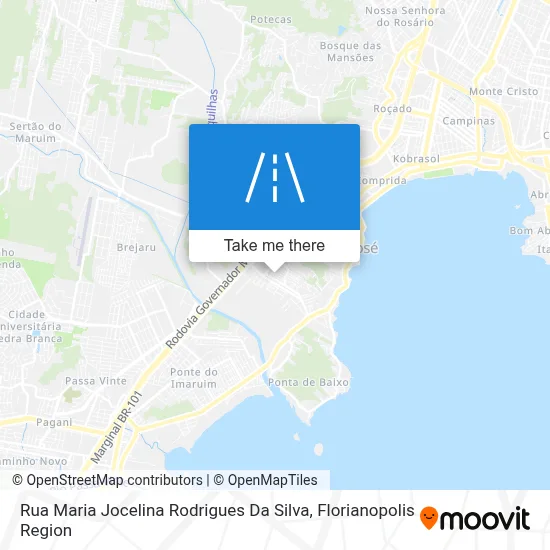 Rua Maria Jocelina Rodrigues Da Silva map