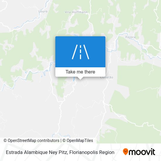 Estrada Alambique Ney Pitz map