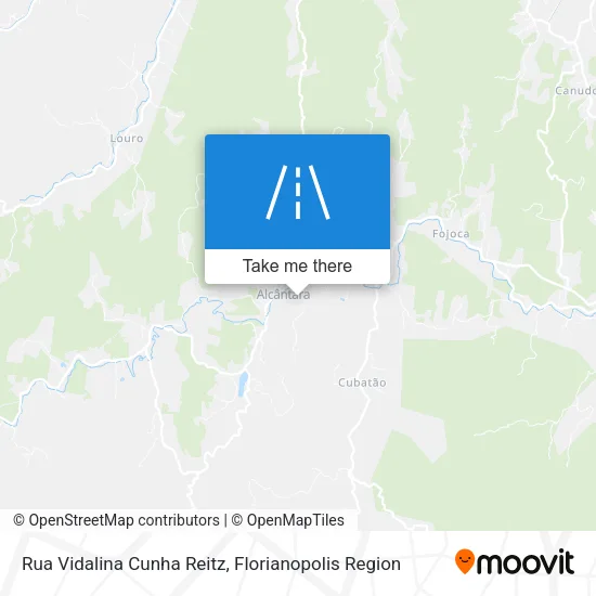 Rua Vidalina Cunha Reitz map
