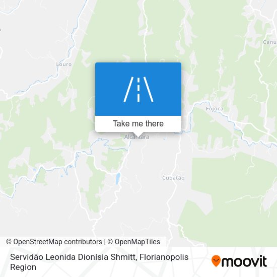Servidão Leonida Dionísia Shmitt map