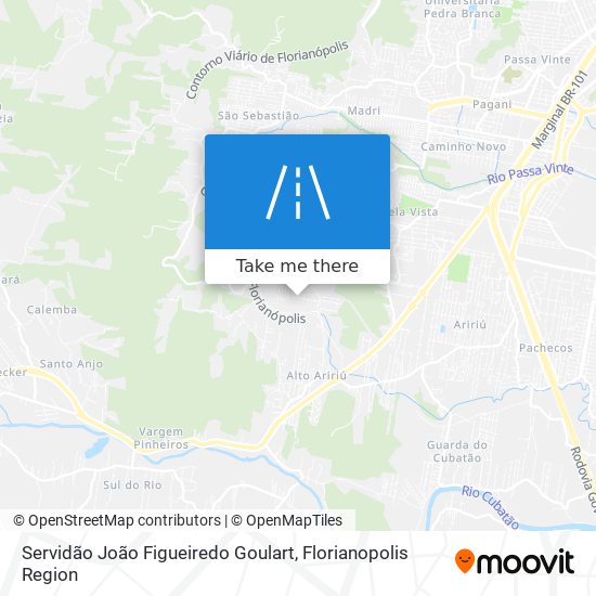 Servidão João Figueiredo Goulart map