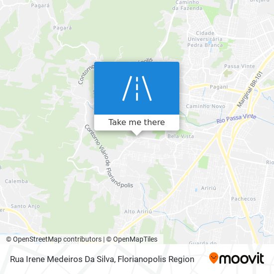 Mapa Rua Irene Medeiros Da Silva