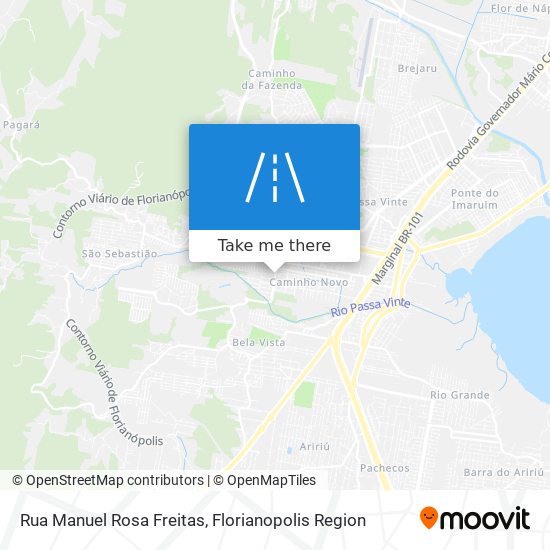 Mapa Rua Manuel Rosa Freitas