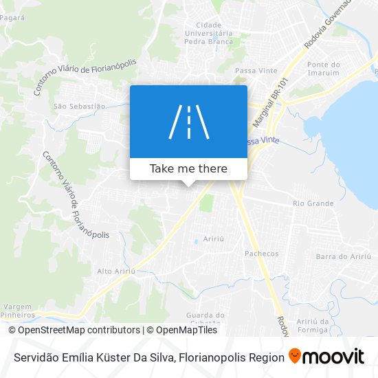 Servidão Emília Küster Da Silva map