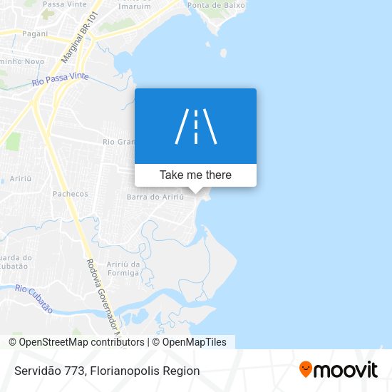 Servidão 773 map