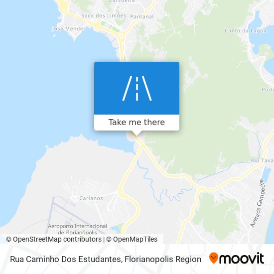 Mapa Rua Caminho Dos Estudantes