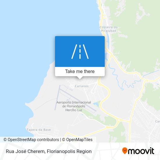 Rua José Cherem map