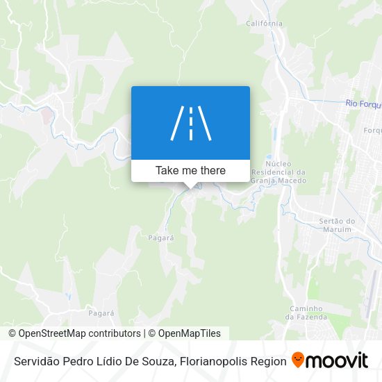 Servidão Pedro Lídio De Souza map