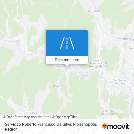Servidão Roberto Francisco Da Silva map