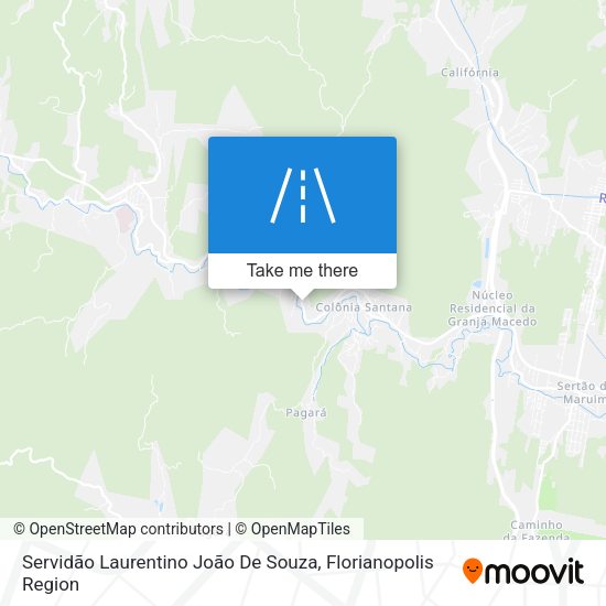 Servidão Laurentino João De Souza map