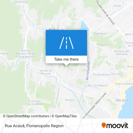 Rua Acauã map