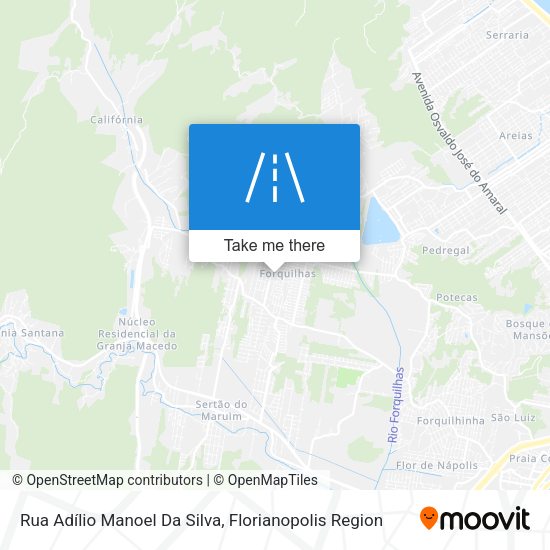 Rua Adílio Manoel Da Silva map