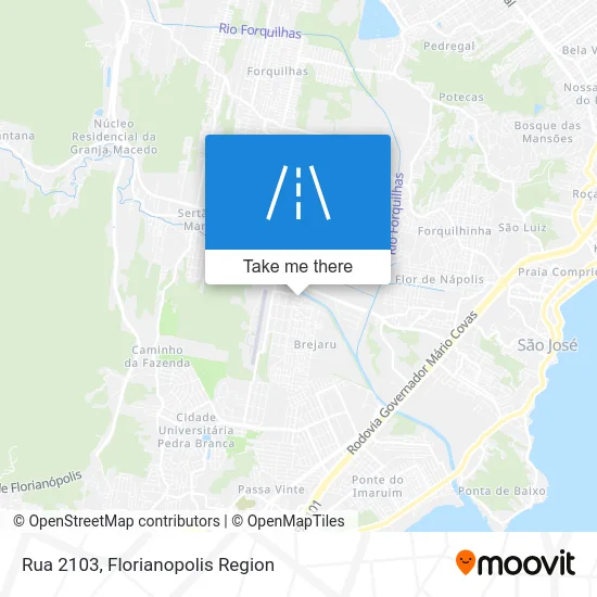 Rua 2103 map