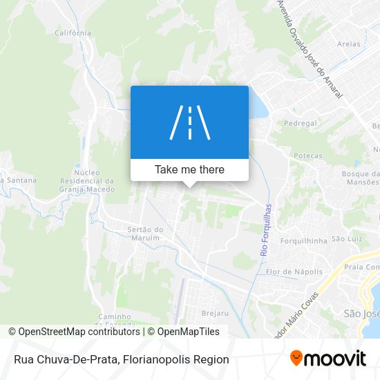 Rua Chuva-De-Prata map