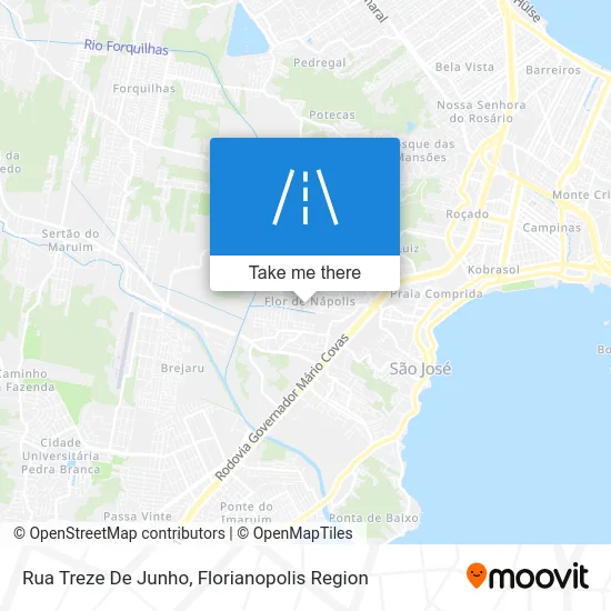 Rua Treze De Junho map