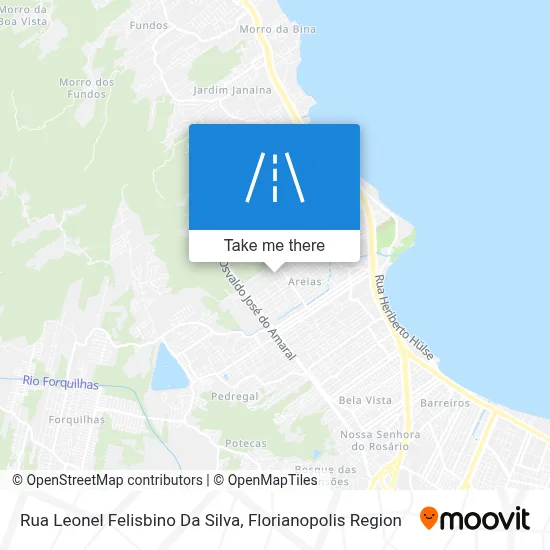Rua Leonel Felisbino Da Silva map