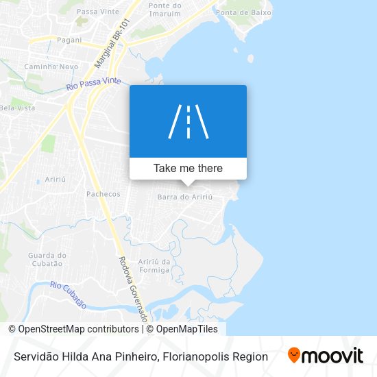 Servidão Hilda Ana Pinheiro map