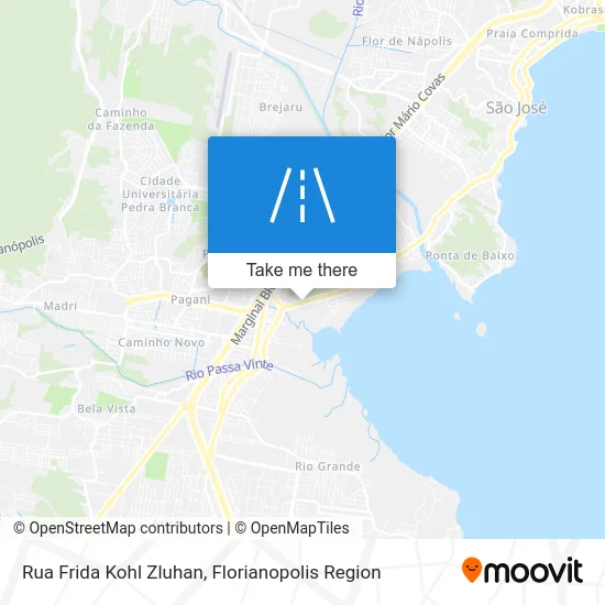Rua Frida Kohl Zluhan map