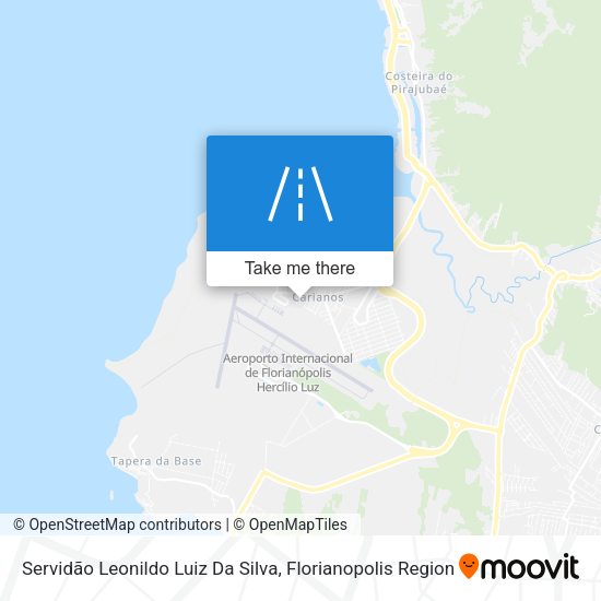 Servidão Leonildo Luiz Da Silva map