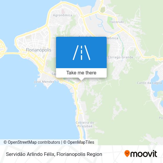Servidão Arlindo Félix map