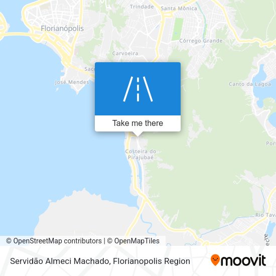 Servidão Almeci Machado map