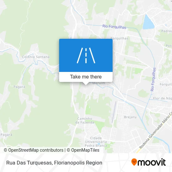 Rua Das Turquesas map