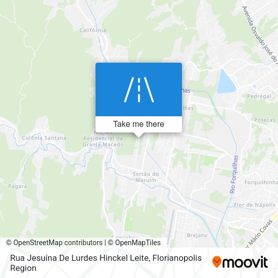 Rua Jesuína De Lurdes Hinckel Leite map