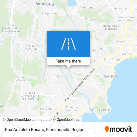Rua Anacleto Busato map