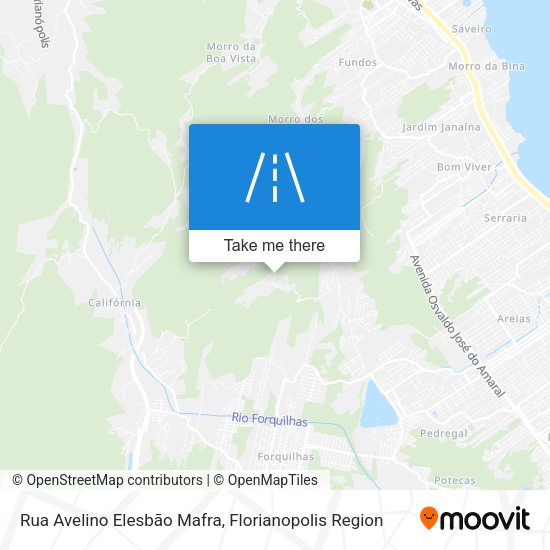 Rua Avelino Elesbão Mafra map