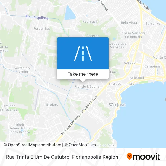Rua Trinta E Um De Outubro map