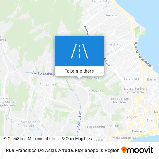 Rua Francisco De Assis Arruda map