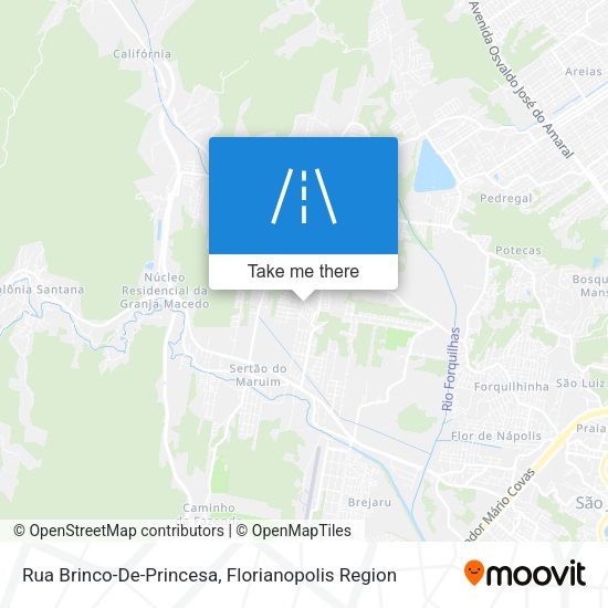 Rua Brinco-De-Princesa map