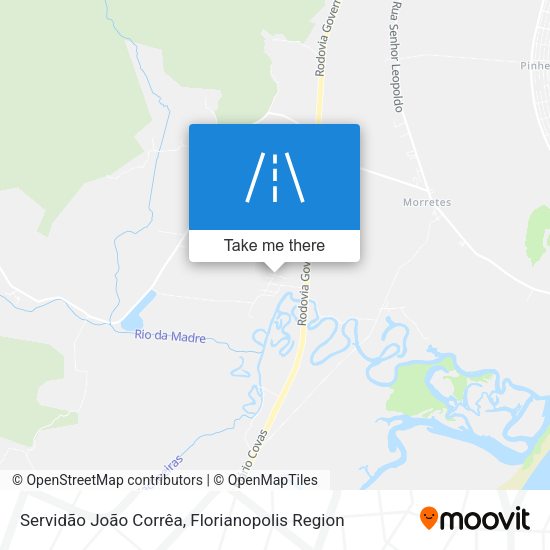 Servidão João Corrêa map