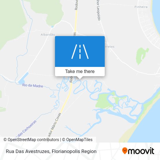 Rua Das Avestruzes map