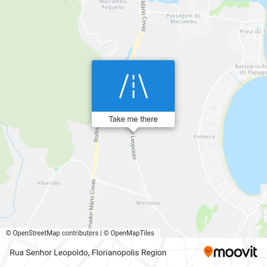 Rua Senhor Leopoldo map