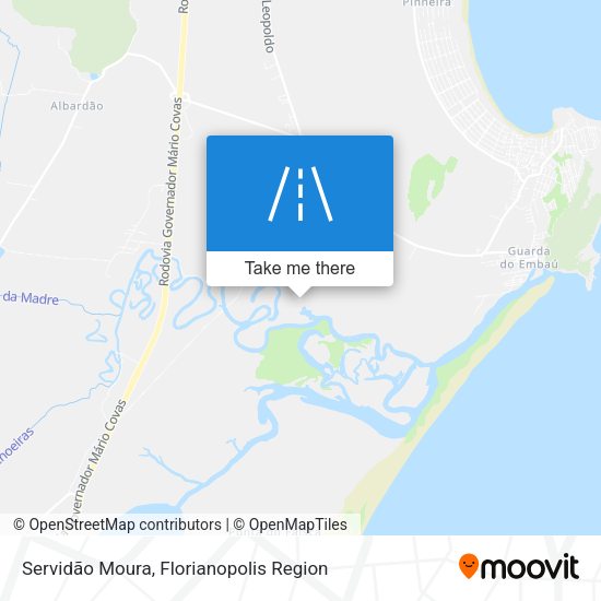 Servidão Moura map