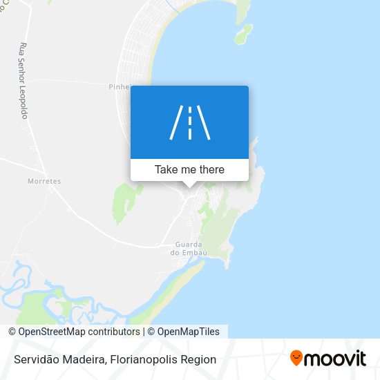 Servidão Madeira map