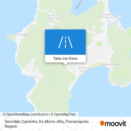 Servidão Caminho Do Morro Alto map