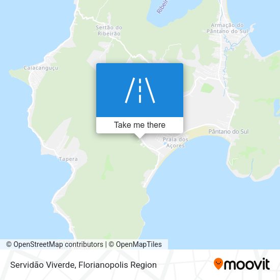 Servidão Viverde map