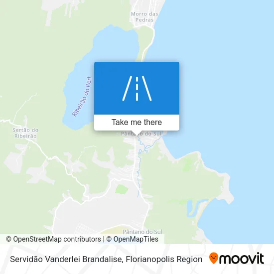 Servidão Vanderlei Brandalise map