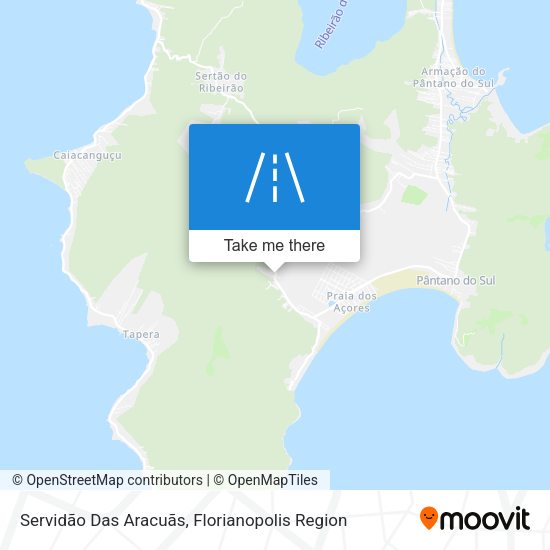 Servidão Das Aracuãs map