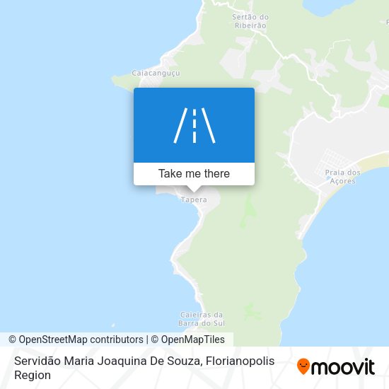 Servidão Maria Joaquina De Souza map