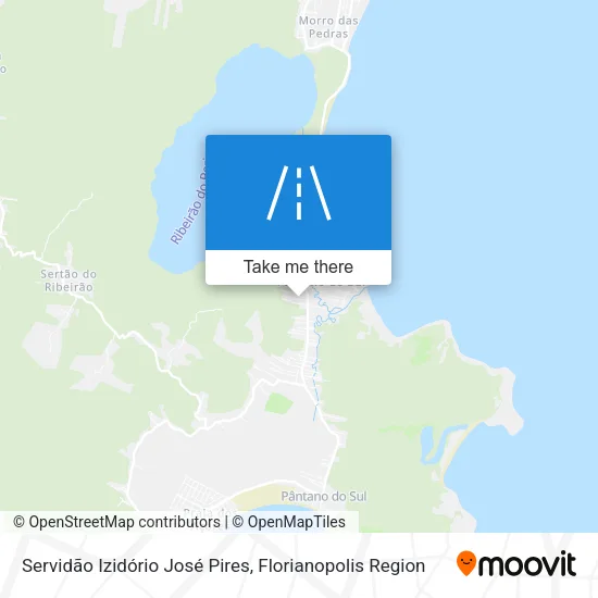 Servidão Izidório José Pires map